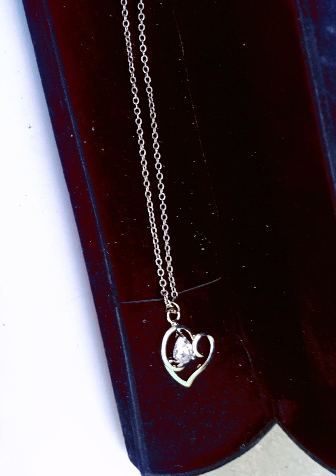 Heart Crystal Pendant Necklace