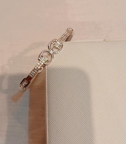 Silver Crystal Bracelet